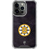 NHL Boston Bruins Distressed iPhone 15 Pro Clear Case